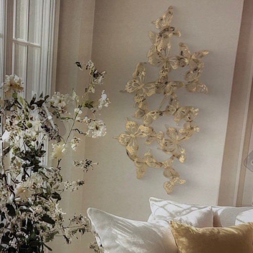 Belle Maison Metal Butterfly Wall Decor
