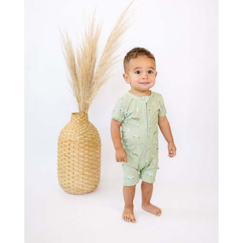 Short Zip Romper