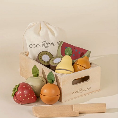 Wooden Fruit Playset