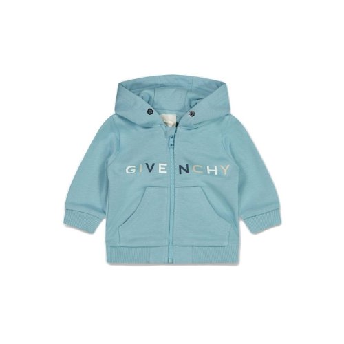 Givenchy Kids Logo-Printed Zipped Hoodie