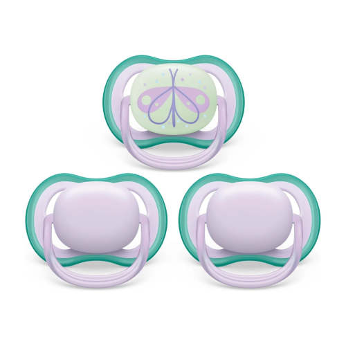 Suce Ultra Air Nuit 0-6 mois Lilas / Papillon (3) - Philips Avent – CLÉMENT