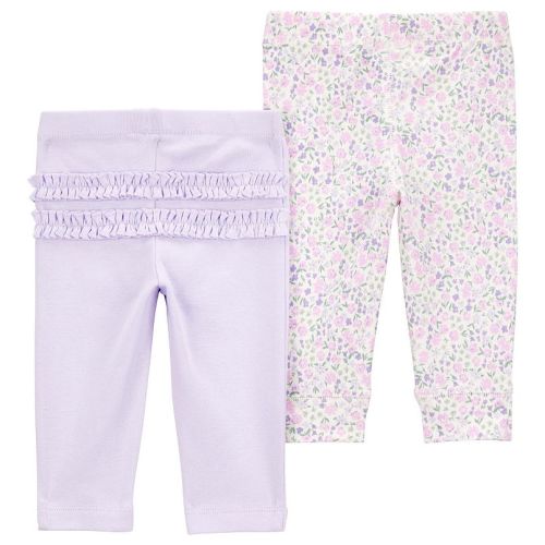 Baby Girl Carter's 2-pk. Floral Pull-On Pants Set