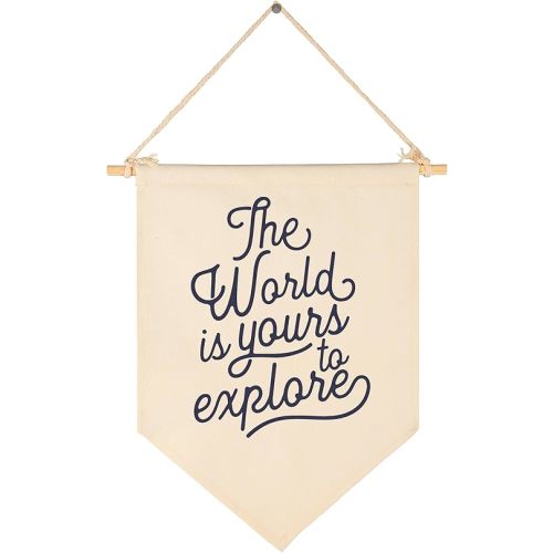 The World Is Yours To Explore Flag
