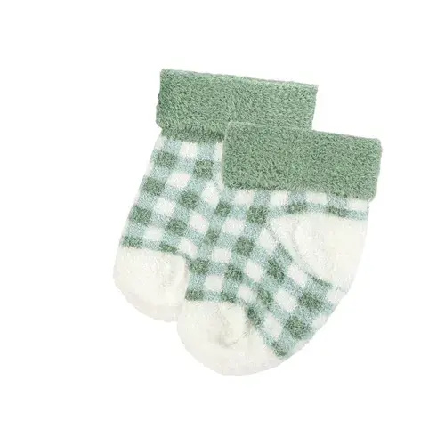 4Baby 2 Pack Booties Chenille Sage | Baby Bunting AU