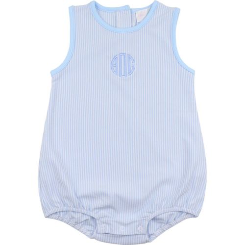 Blue Stripe Knit Bubble