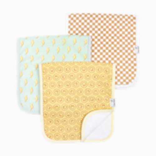 Copper Pearl Printed Burp Cloth Set - Vance