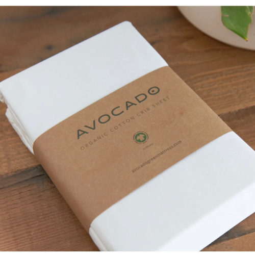 Organic Cotton Crib Sheets | Gentle & Safe | Avocado Green Mattress