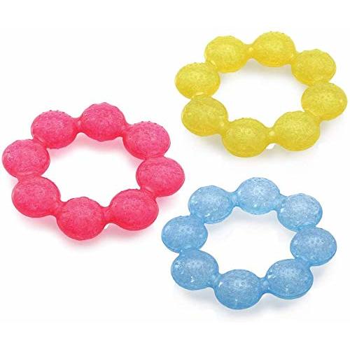 Nuby IcyBite Soother Ring Teether, 2 Count (Varied)