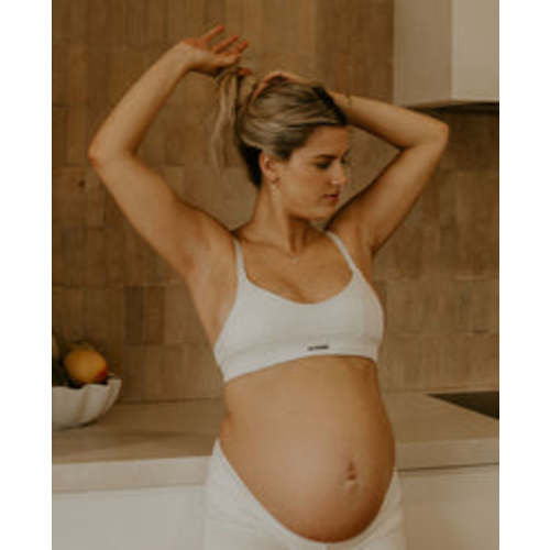 Leakproof Maternity Bra - Milk Drunk White – Nu Mami Store