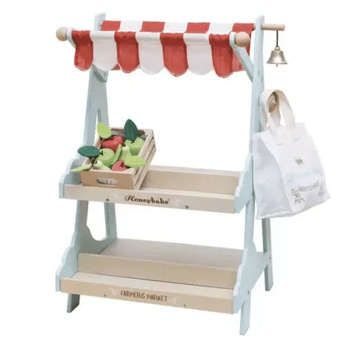 Brands We Love Wooden Market Stall & Fruit Play Food Crate by Janie and Jack