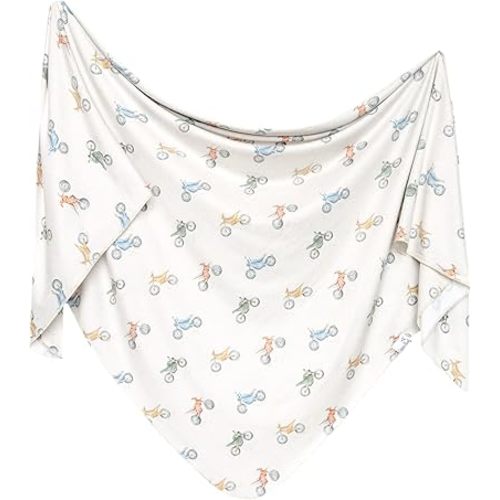 Copper Pearl Large Premium Knit Baby Swaddle Receiving Blanket Ryder