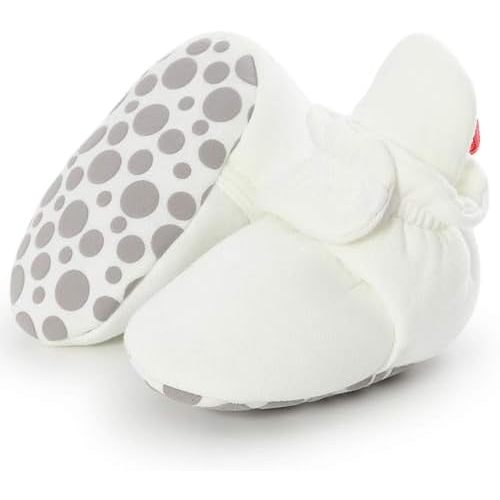 KIDSUN Newborn Infant Baby Boys Girls Fleece Booties Stay On Socks Soft Shoes Non Skid Winter Warm Christmas Slippers