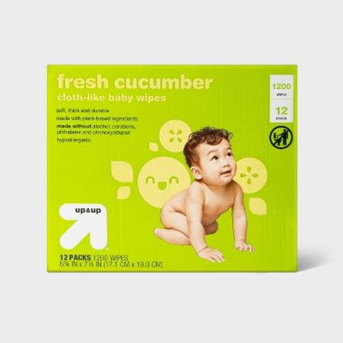 Fresh Cucumber Baby Wipes- up&up™ (Select Count)