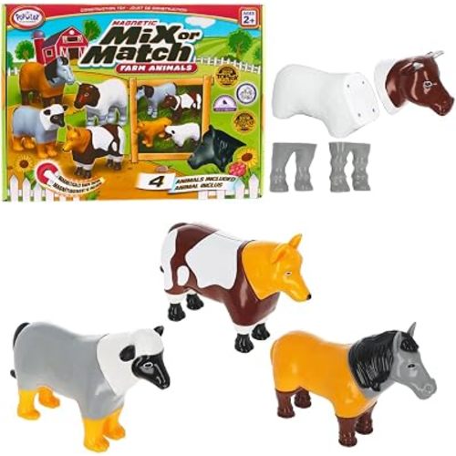 Popular Playthings Magnetic Mix or Match Farm Animals