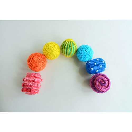 Montessori baby toys sensory play / Rainbow baby rattle autism sensory toys / Waldorf toys toddler activity fidget toys / Baby toys 6 months