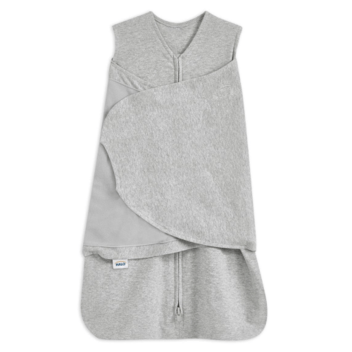 Heather Gray Cotton Swaddle - Newborn | HALO