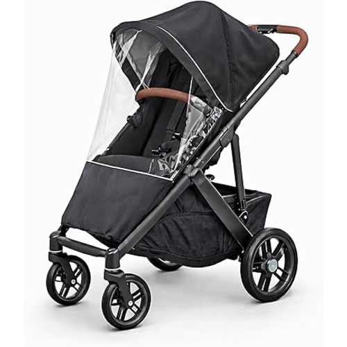 Rain Cover Fits for UPPAbaby Vista/Vista V2/Vista V3/Cruz/Cruz V2 Stroller – Windproof Weather Shield with Zipper Window & Air Vents, All-Season Stroller Rain Protector