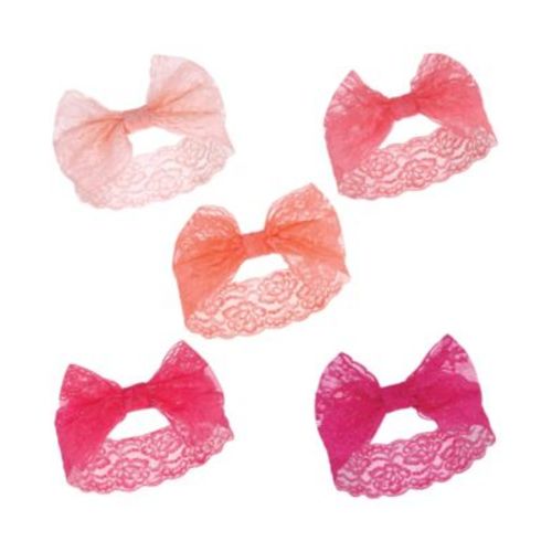 5Pk Lace Headbands