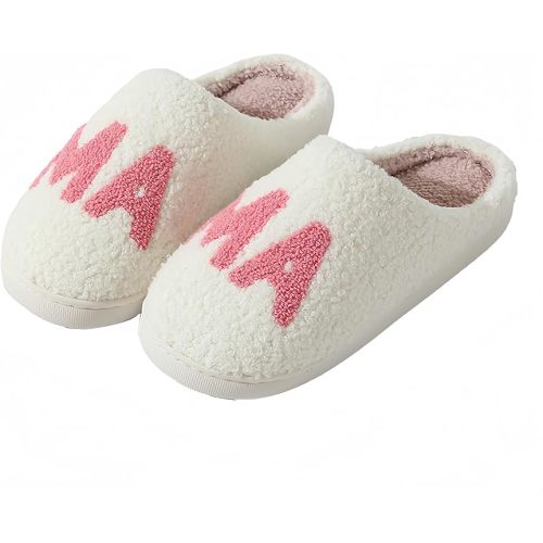 Women's MAMA Comfy Warm Plush Slip-On for Hospital