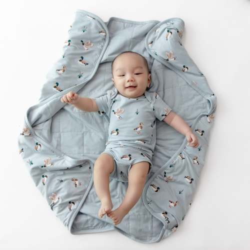 Baby Blanket in Mallard Duck 1.0