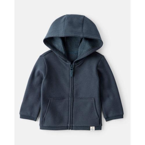 Baby Boy DayDream Fleece Long-Sleeve Zip-Up Jacket - Navy - Carter's | Carter's