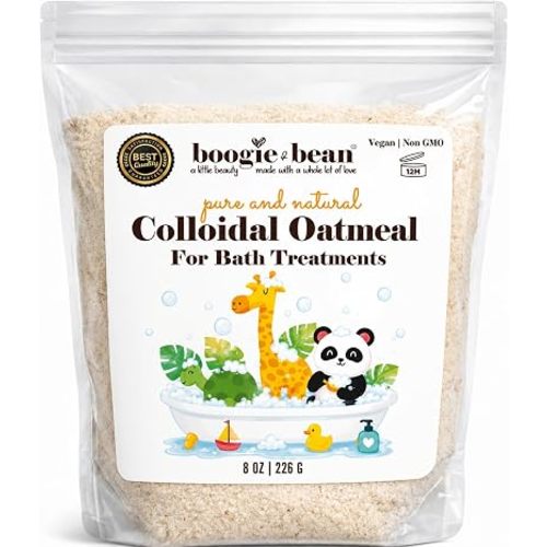 Colloidal Oatmeal Bath Treatment for Itching Adults, Babies and Kids; Eczema Oatmeal Powder Soak
