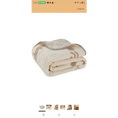 Ultra Soft Muslin Baby Blanket, A Versatile Swaddle and Crib for Babies, Toddlers, Boys, and Girls (1 Pack Ocean)