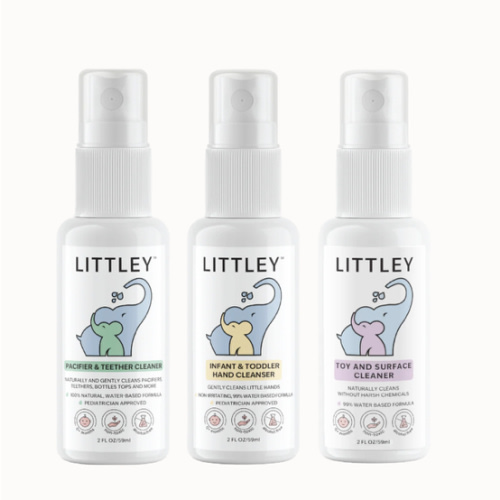 "INTRODUCTORY $20.99 SAMPLE PACK" Pacifier Cleaner + Hand Cleanser + T – Littley USA