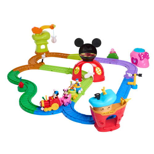 Disney Jr. Mickey Mouse Clubhouse Fun Track Set, 43 pieces, Kids Toys for Ages 3 and up