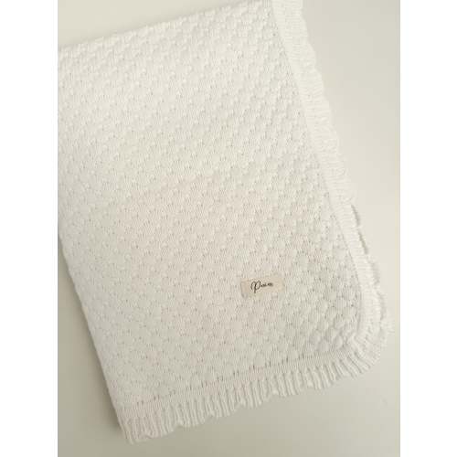 SCALLOP HEIRLOOM BLANKET | MILK – Petite + Co