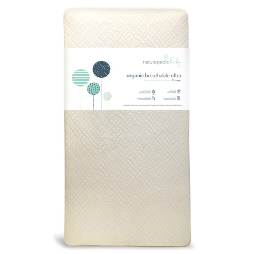 Organic Ultra Breathable Innerspring 2-Stage Baby Crib Mattress