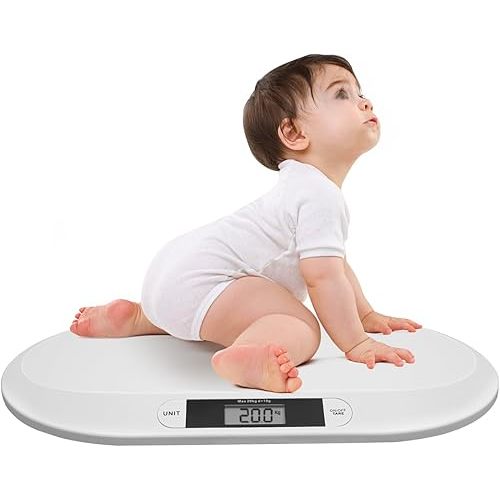 KWCWB Baby Scale,Digital Baby Scale Weight All Family, Weighing Newborn Wiggly Babies, Pets, Cat and Dog