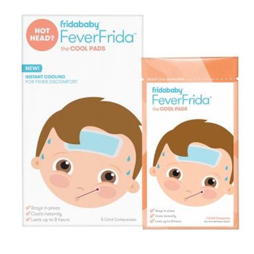 Frida Baby FeverFrida Cool Pads: Forehead Application, Ice & Heat Packs, 5 Count