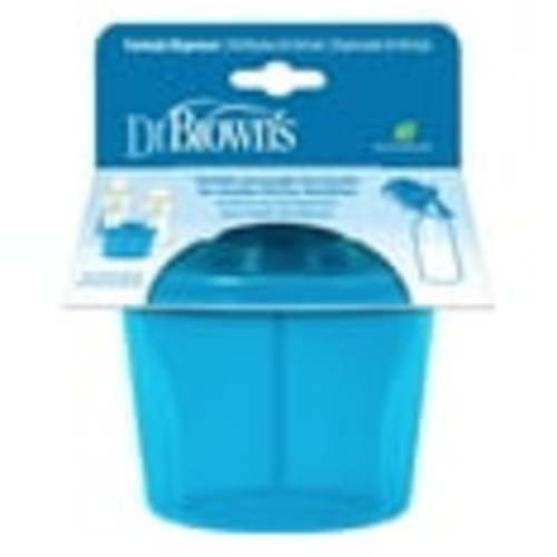 Dr. Brown's Baby Formula Dispenser with Snap-On Lid Travel Lid, Blue, 27 oz, 1 Pack