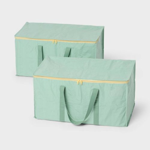 Large Storage Bag Green - 2pk - Brightroom™