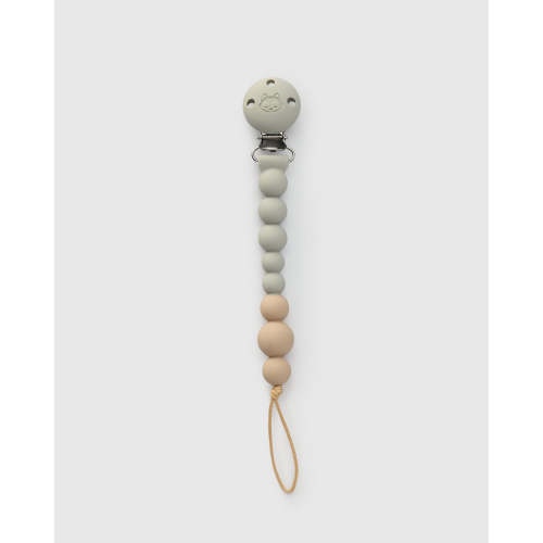 OneC™ Silicone Pacifier Clip - Grey