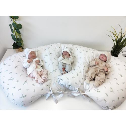 Gift for triplets, nursing pillow for triplets, baby shower for triplets