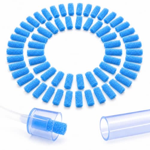 CHUBBIEE Baby Nasal Aspirator Filters Compatible with NoseFrida, 120-Pack | High-density foam barrier with quick-change, single-use convenience; BPA-free, phthalates-free, latex-free.
