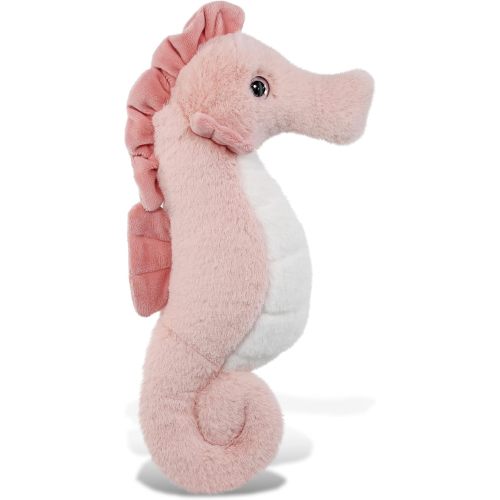 DolliBu Rose Seahorse Super Soft Stuffed Animal, Cute Realistic Stuffed Animal for Girls, Boys, Adults, Kids Zoo Ocean Nursery Decor, Cuddly Soft Baby Plush Toy - 12 inches