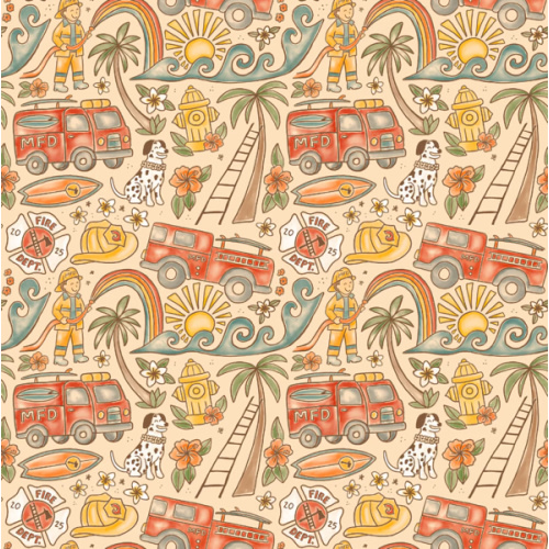 Firehouse Friends Romper – Little Fins