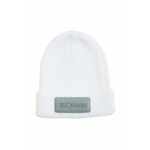 Personalized Baby Name Patch Beanie | All Colors – Caden Lane