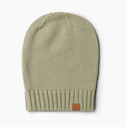 Goumi Kids Organic Cotton Knit Beanie - Ash, Nb