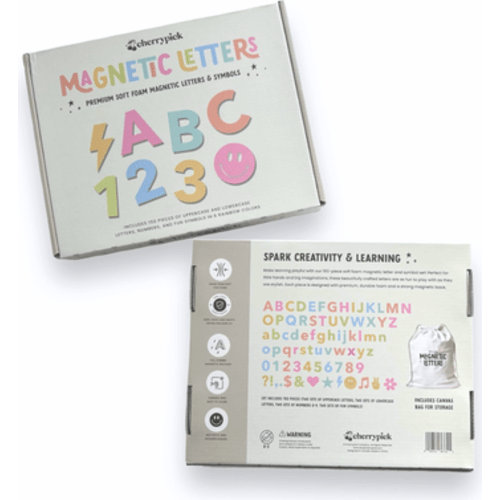 Soft Foam Magnetic Letters and Symbols Set
