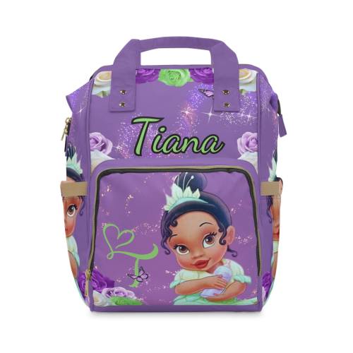 Custom Baby Princess Tiana (Diaper Backpack)