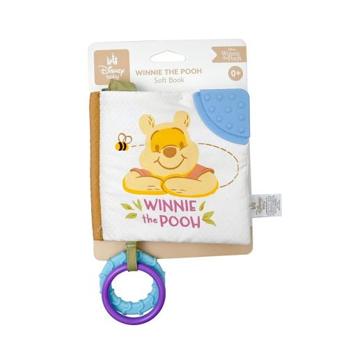 Disney's Winnie the Pooh Soft Baby Book with Teething Ring