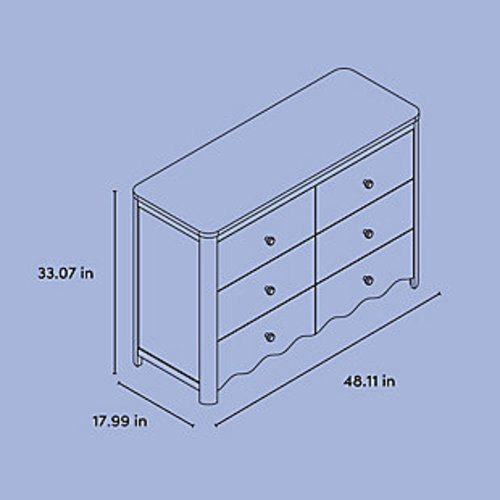 Storkcraft Casablanca 6 Drawer Dresser