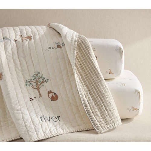 Rylee + Cru Woodland Organic Baby Bedding Set