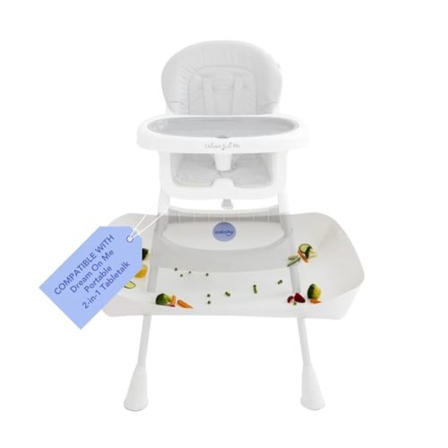 CATCHY - Food Catcher - Compatible with Dream On Me Portable 2-in-1 Tabletalk High Chair + 11 Other High Chairs - Highchair Sold Separately - Baby Food & Mess Catcher - Under High Chair Accessory