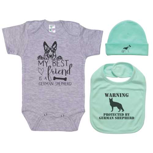 German Shepherd Onesie®, German Shepherd Bundle, Newborn German Shepherd, Baby German Shepherd Outfit, German Shepherd Apparel, Baby Shower