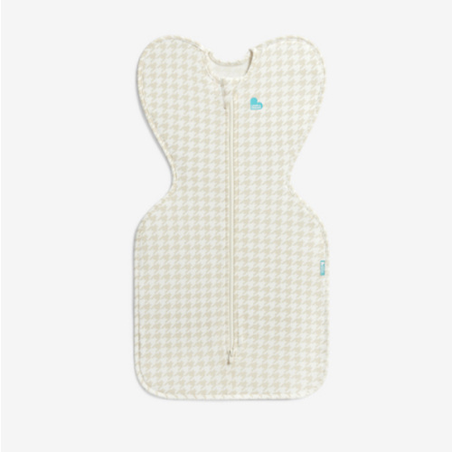 Love to Dream Printed Swaddle Up Original 1.0 TOG - Houndstooth Tan, Small